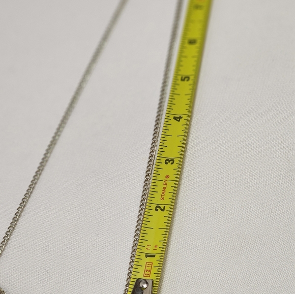 Fashion Forward Large Rhinestone and Silver Bow Pendant Necklace - Picture 4 of 11